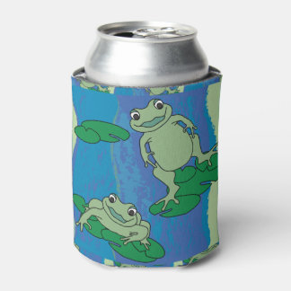 Enfriador De Latas Patrón de dos ranas