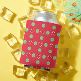 Enfriador De Latas Patrón de encanto de vacaciones de Navidad 03 - 