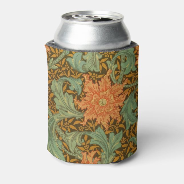 Enfriador De Latas Patrón de estilo único William Morris Art Nouveau (Reverso de la lata)