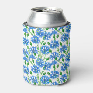 Enfriador De Latas Patrón de flor de maíz acuático