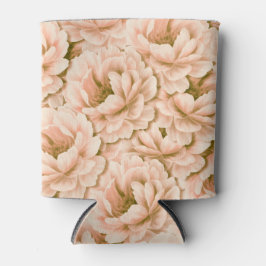 Enfriador De Latas Patrón de flores de color de agua moderna