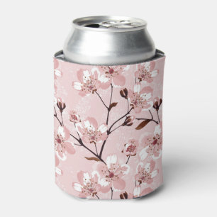 Enfriador De Latas Patrón de flores de flores de flores de cerezo