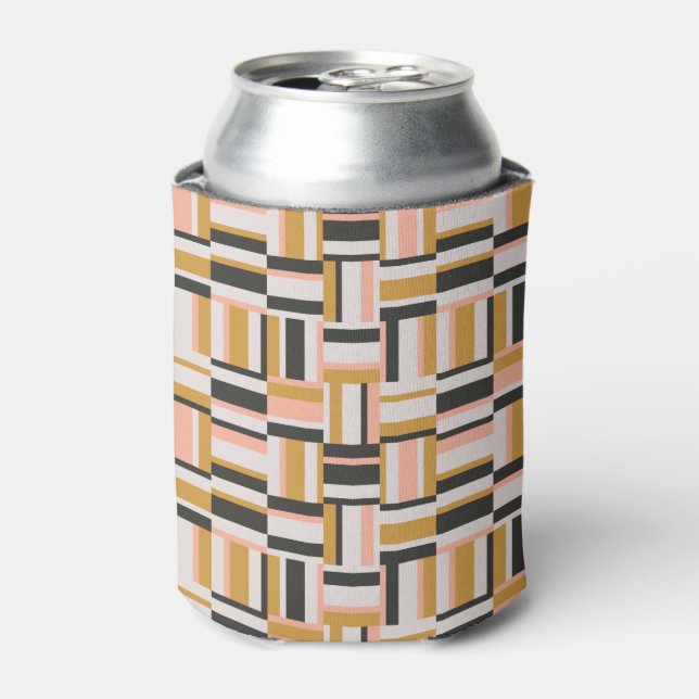 Enfriador De Latas Patrón de formas geométricas (Lata Anverso)
