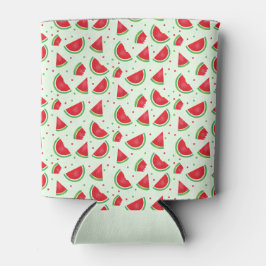 Enfriador De Latas Patrón de fruta de la sandía Melón verano verde