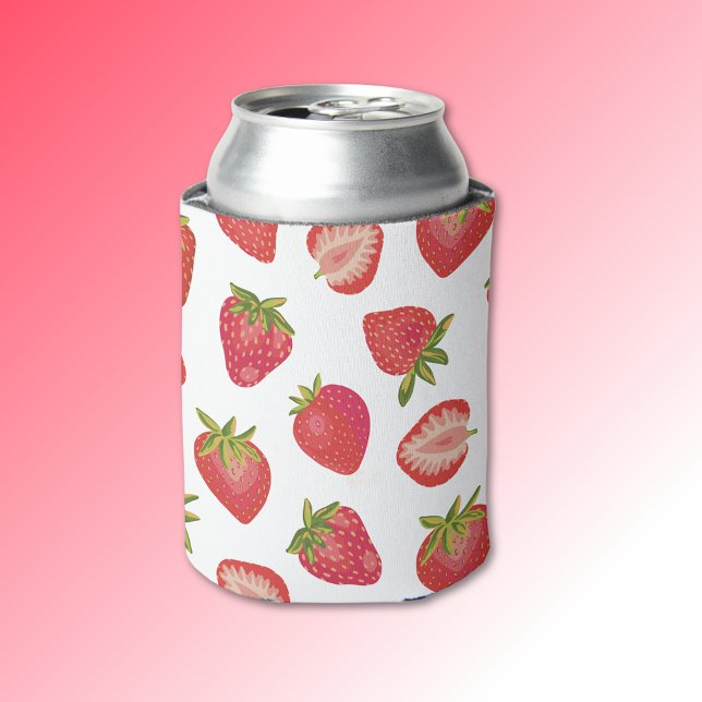 Enfriador De Latas Patrón de frutas de fresa (Subido por el creador)