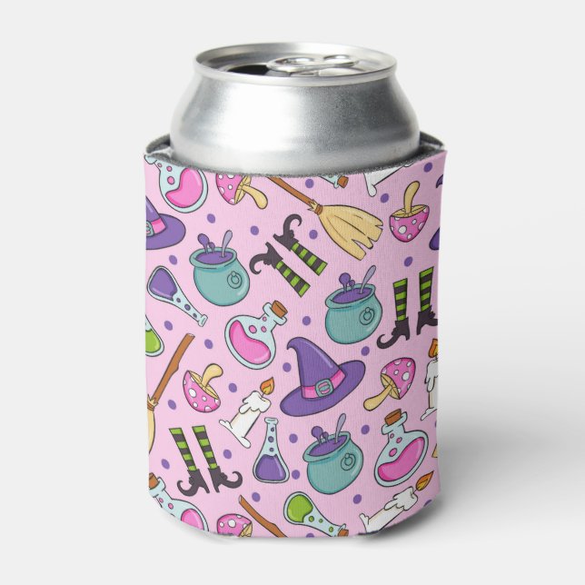 Enfriador De Latas Patrón de Halloween (Lata Anverso)