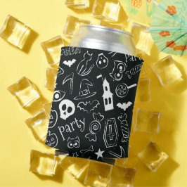 Enfriador De Latas Patrón de Halloween 1