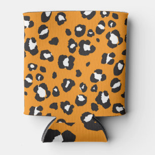 Enfriador De Latas Patrón de impresión de leopardo clásico