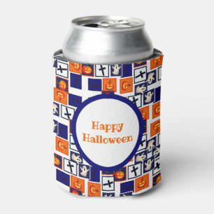 Enfriador De Latas patrón de juego temático de Halloween