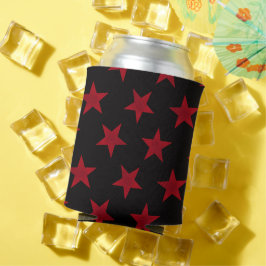 Enfriador De Latas Patrón de las estrellas doradas 8