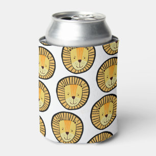 Enfriador De Latas Patrón de león mate