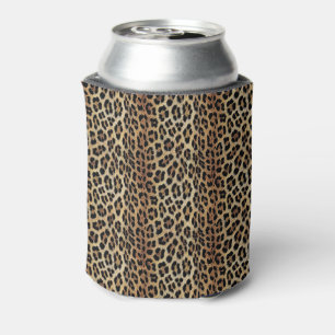 Enfriador De Latas Patrón de leopardo, tigre, piel de leopardo, de mo