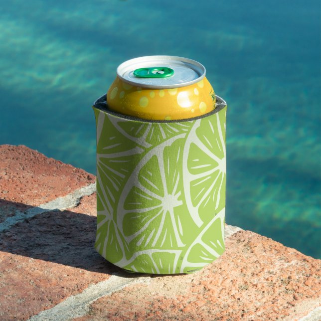 Enfriador De Latas patrón de limón (Piscina in situ)