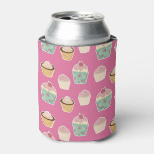 Enfriador De Latas Patrón de magdalena rosa linda