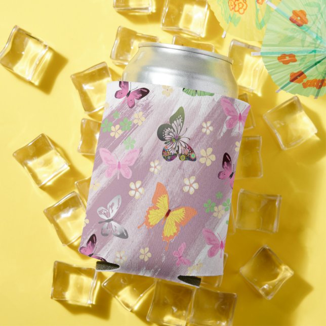 Enfriador De Latas Patrón de mariposa 7 (Verano in situ)