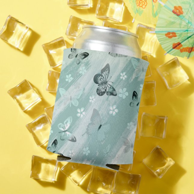 Enfriador De Latas Patrón de mariposa 9 (Verano in situ)