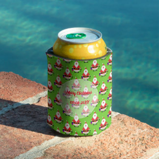 Enfriador De Latas Patrón de navidades Santa Claus
