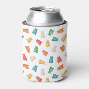 Enfriador De Latas Patrón de osos de goma