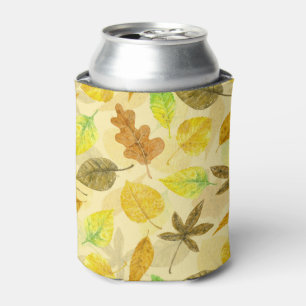 Enfriador De Latas Patrón de otoño acuarela 2