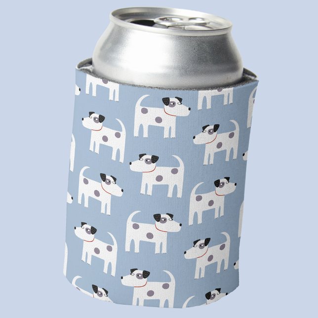 Enfriador De Latas Patrón de perro de Jack Russell Parson Terrier (Parson Jack Russell Terrier Dog fun can cooler)