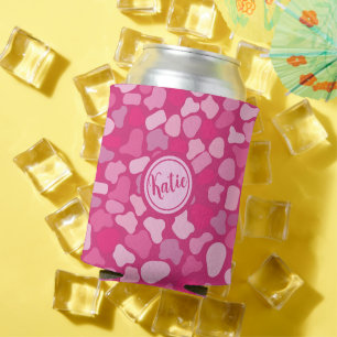 Enfriador De Latas Patrón de Piedra Rosa-