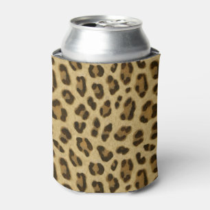 Enfriador De Latas Patrón de piel de impresión de animales leopardo