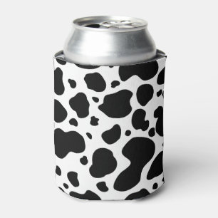 Enfriador De Latas Patrón de puntos de vaca Impresión de animales bla