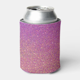 Enfriador De Latas Patrón de Purpurina rosado Giro