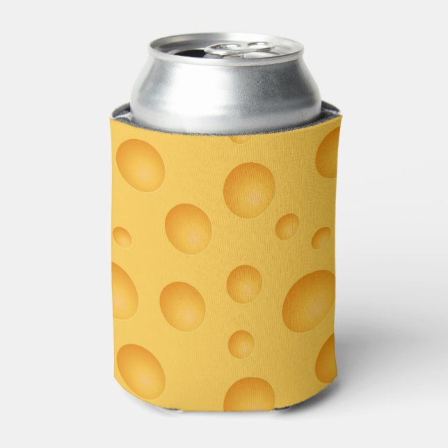 Enfriador De Latas Patrón de queso amarillo (Lata Anverso)
