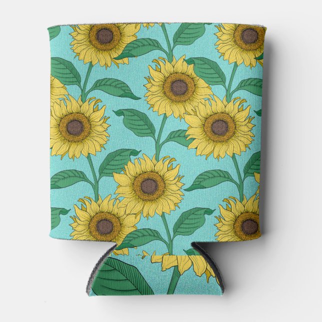 Enfriador De Latas Patrón de repetición de la moda del Ilustracion de (Anverso)