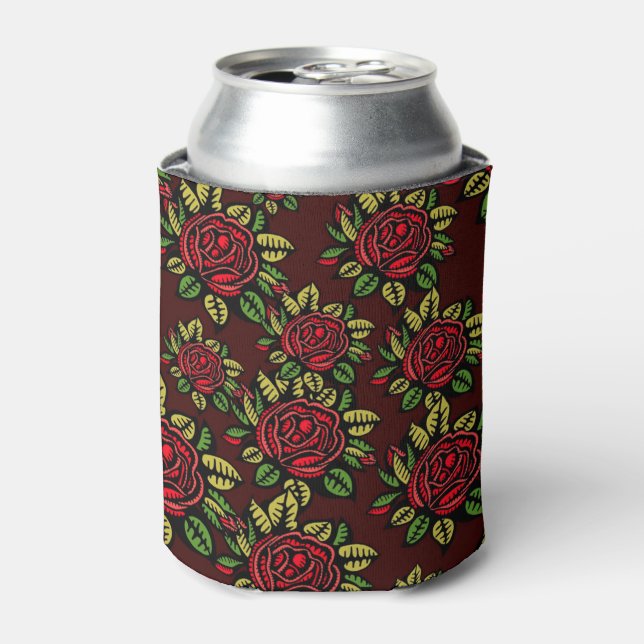 ENFRIADOR DE LATAS PATRÓN DE ROSAS MEXICANOS (Lata Anverso)