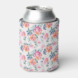 Enfriador De Latas Patrón de Rosas pintados