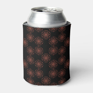 Enfriador De Latas Patrón de simetría reflectante de cinta de damasco