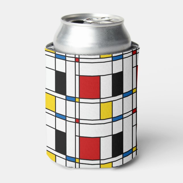 Enfriador De Latas Patrón De Stijl (Lata Anverso)