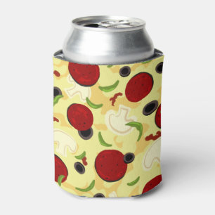 Enfriador De Latas Patrón de topes de pizza