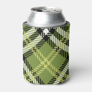 Enfriador De Latas Patrón de trenzado irlandés verde