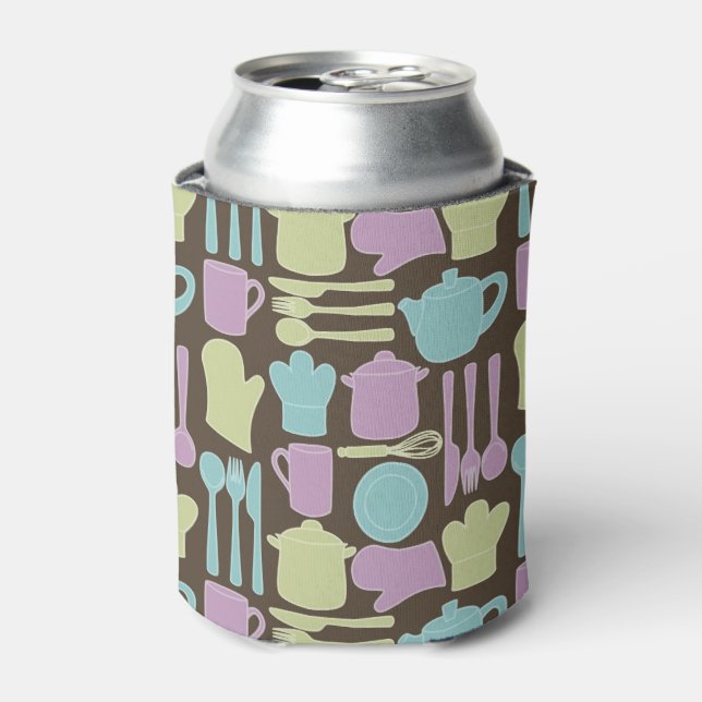 Enfriador De Latas Patrón de utensilios de cocina 2 (Lata Anverso)
