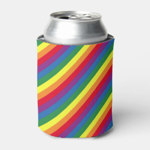 Enfriador De Latas Patrón diagonal arcoiris