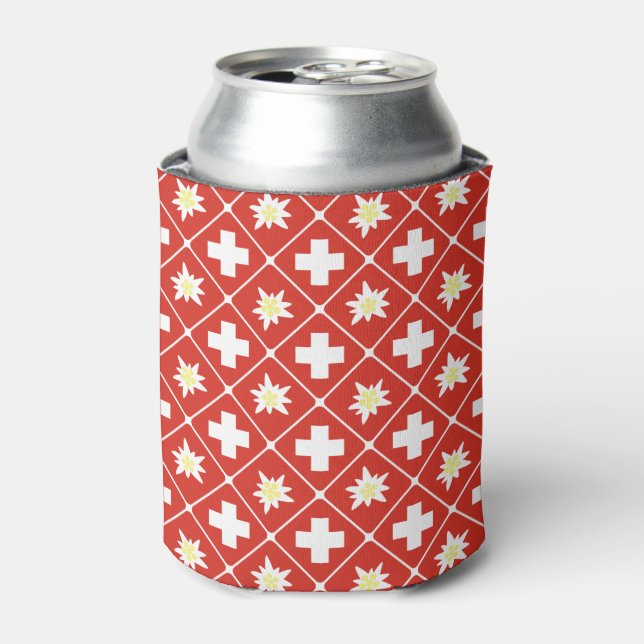 Enfriador De Latas Patrón Edelweiss de Suiza (Lata Anverso)