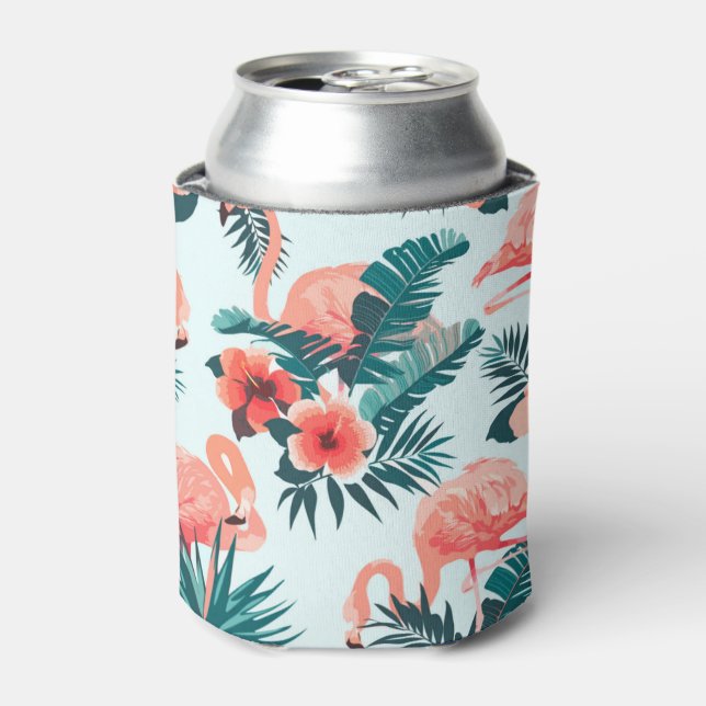 Enfriador De Latas Patrón Flamingo (Lata Anverso)