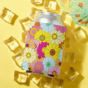 Enfriador De Latas patrón floral