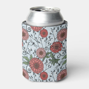 Enfriador De Latas Patrón floral 3