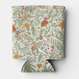Enfriador De Latas Patrón floral elegante y caprichoso.