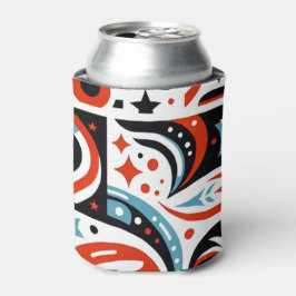 Enfriador De Latas Patrón generativo del 4 de julio
