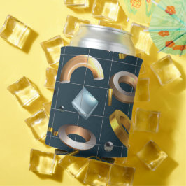 Enfriador De Latas Patrón geométrico 3D