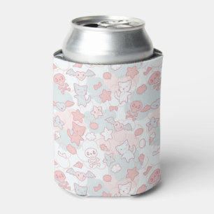 Enfriador De Latas patrón kawaii con doodle
