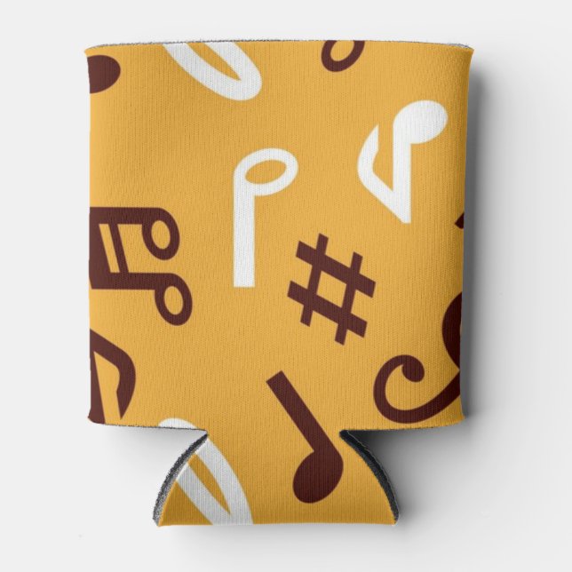 Enfriador De Latas Patrón musical (Anverso)