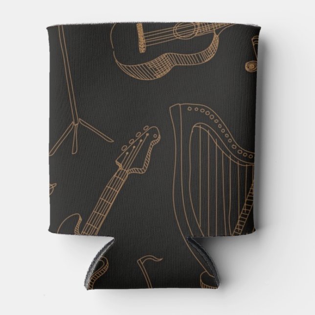 Enfriador De Latas Patrón musical (Anverso)