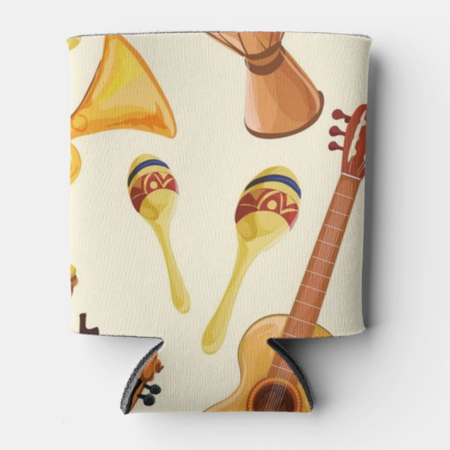 Enfriador De Latas Patrón musical (Anverso)