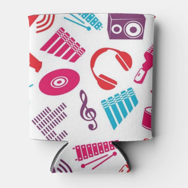 Enfriador De Latas Patrón musical (Anverso)